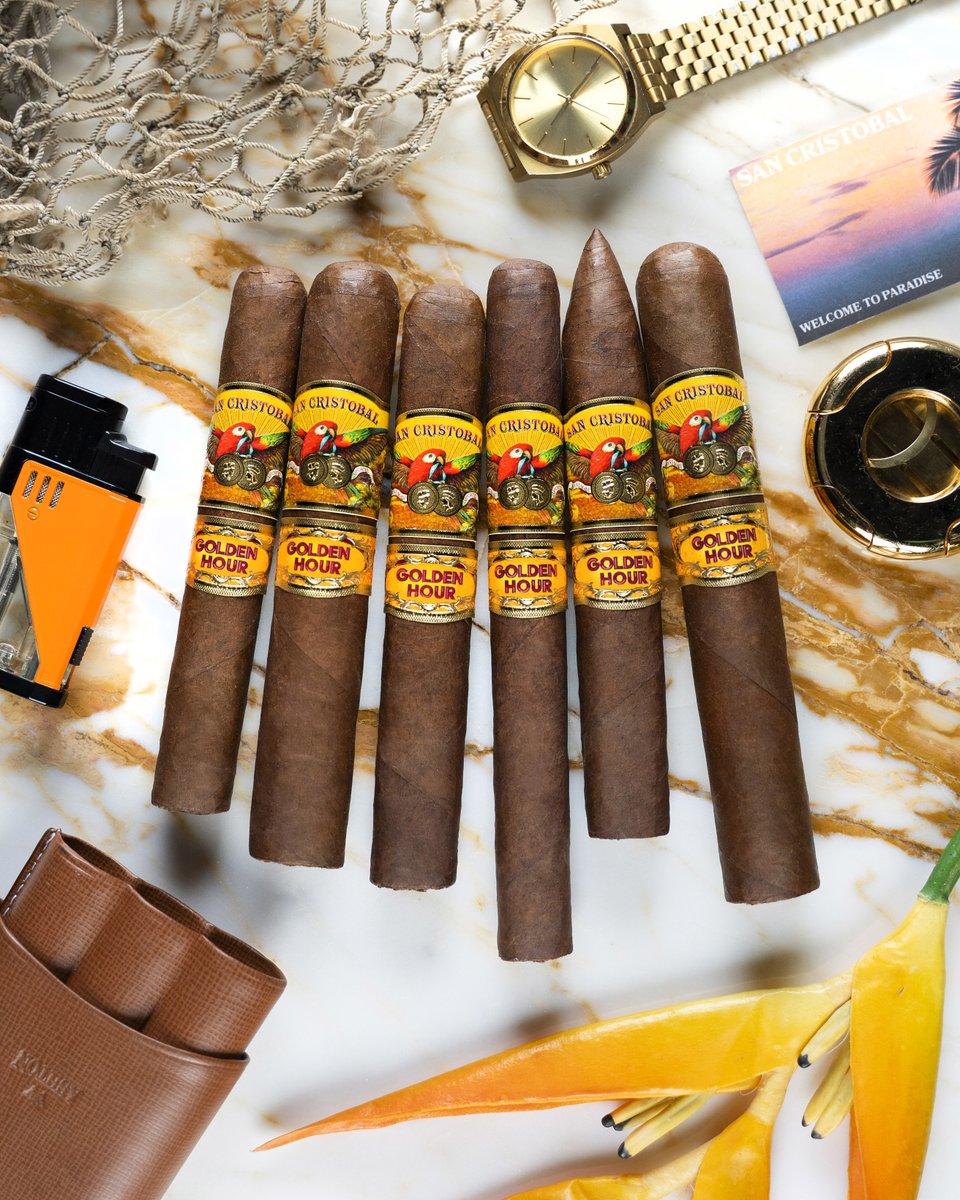 It’s Golden Hour in our humidor!