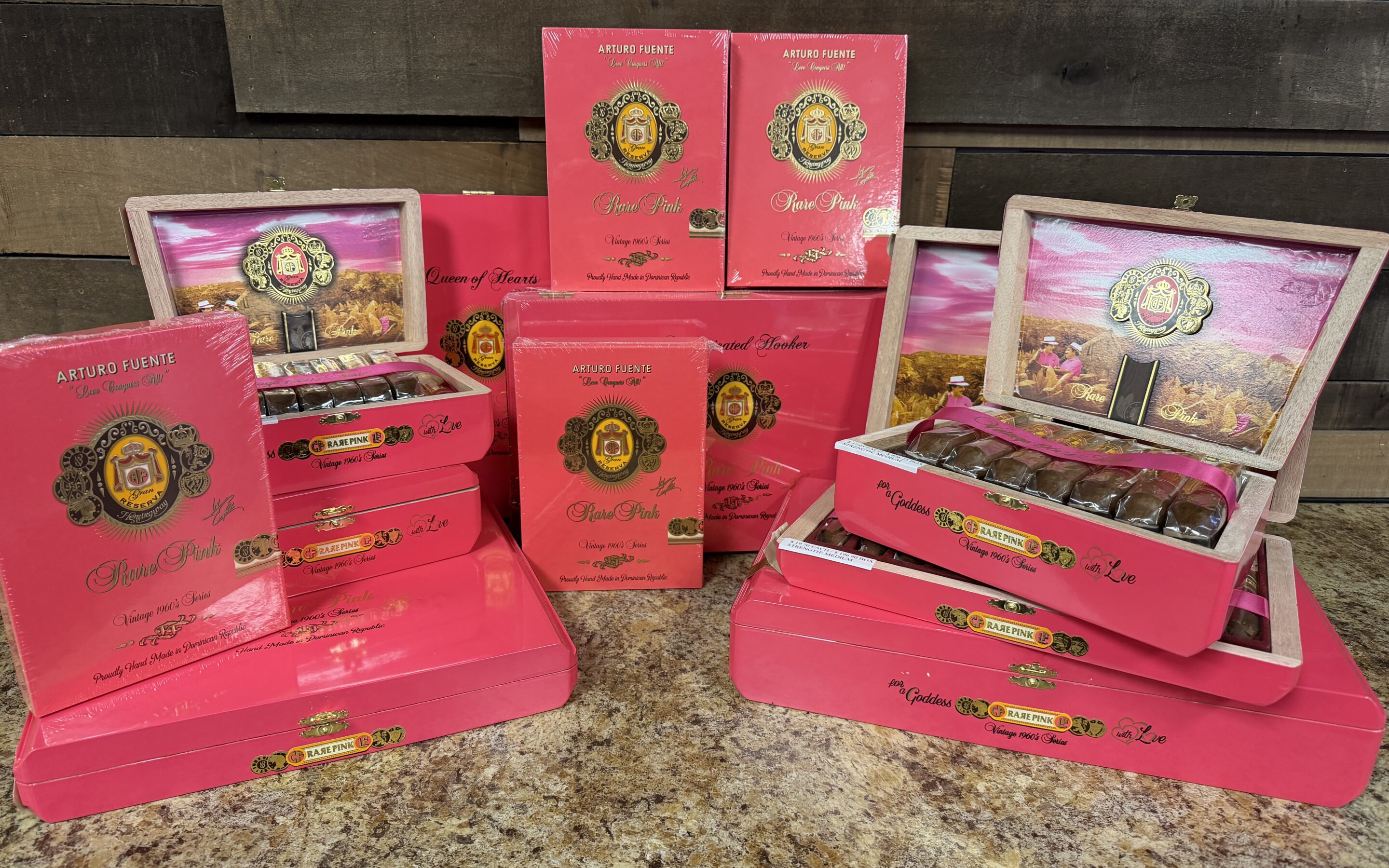 Our humidor has turned pink…Rare Pink!